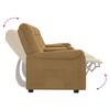 vidaXL Relaxsofa 4-Sitzer mit Getr&auml;nkehaltern Taupe