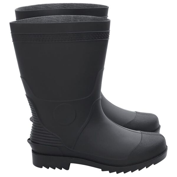 vidaXL Gummistiefel Schwarz Größe 42 PVC
