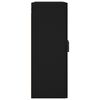 vidaXL Wandschrank Schwarz 69,5x34x90 cm