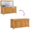 vidaXL Gartenbox 120x50x58 cm Massivholz Teak