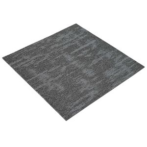vidaXL Teppichfliese Dunkelgrau 50 x 50 cm 20 stk. PP und Bitumen