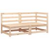 vidaXL Gartensofa 2-Sitzer Massivholz Kiefer