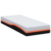 vidaXL Matratze Weiß und Grau 80 x 200 cm Memory Foam