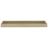 vidaXL Loggia Wandregale 2 Stk. Eichen-Optik 60x15x4 cm MDF
