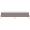 vidaXL Boxspringbett Taupe 80 x 200 cm Stoff