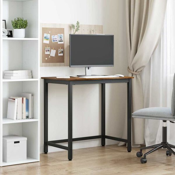 vidaXL Tisch Ger&auml;ucherte Eiche 100 x 50 x 76,5 cm