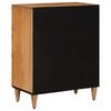 vidaXL Sideboard Natur 60 x 33 x 75 cm Massivholz Mango