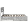 vidaXL Bettgestell mit Schubladen mit Kopfteil Holzwerkstoff