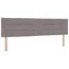 vidaXL Kopfteil Taupe 180 cm Stoff