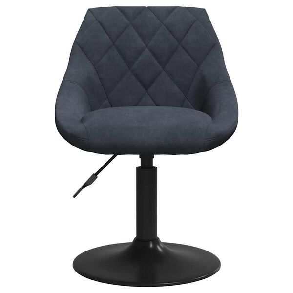 vidaXL Esszimmerstuhl Dunkelgrau Samt