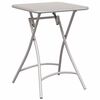 vidaXL Bistrotisch Beige 55 x 55 x 72,5 cm Pulverbeschichteter Stahl