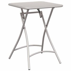 vidaXL Bistrotisch Beige 55 x 55 x 72,5 cm Pulverbeschichteter Stahl