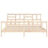 vidaXL Massivholzbett ohne Matratze 200x200 cm Kiefer