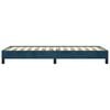 vidaXL Bettgestell ohne Matratze Dunkelblau 100x200 cm Samt