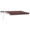 vidaXL Manuelle Gelenkarmmarkise mit LEDs 3,5 x 2,5 m