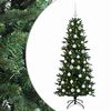 vidaXL K&uuml;nstlicher Weihnachtsbaum mit Weihnachtskugel 120 cm 150 LEDs