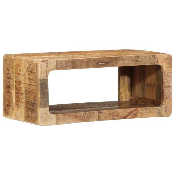 vidaXL TV-Wandschrank 60x30x25 cm Raues Massives Mangoholz