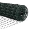 vidaXL Eurozaun Grün 0,4 x 25 m PVC-beschichtetes Eisen