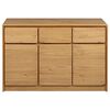 vidaXL Sideboard SAUDA Eiche-Optik 114x43x75,5 cm Kiefernholz