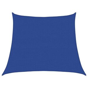vidaXL Sonnensegel 160 g/m&sup2; Trapezform Blau 3/4x3 m HDPE