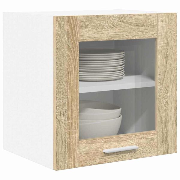 vidaXL H&auml;ngeschrank 2 pcs Sonoma-Eiche 40 x 31 x 40 cm Holzwerkstoff