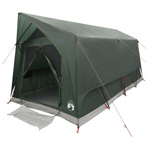 vidaXL Tunnelzelt 8 Personen Armeegr&uuml;n Polyester und Stahl