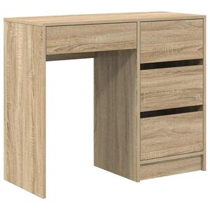 vidaXL Schreibtisch Sonoma-Eiche Holzwerkstoff 90 x 37,5 x 75 cm
