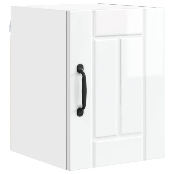 vidaXL K&uuml;chenschrank Hochglanz Wei&szlig; 30 x 31 x 40 cm Holzwerkstoff