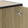 vidaXL Badezimmer-Waschbeckenschrank Sonoma-Eiche 65 x 33 x 60 cm Holzwerkstoff