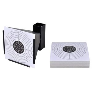 vidaXL Kugelfang 14 cm + 100 Zielscheiben aus Papier Trichter