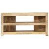 vidaXL TV-Eckschrank 90 x 45 x 45 cm Massivholz Mango