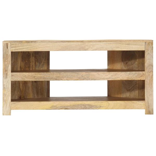 vidaXL TV-Eckschrank 90 x 45 x 45 cm Massivholz Mango