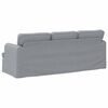 vidaXL Sofa Hellgrau Gesamtabmessungen: 201 x 80 x 85 cm (B x T x H)