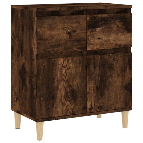 vidaXL Sideboard Räuchereiche 60x35x70 cm Holzwerkstoff