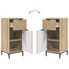 vidaXL Badezimmerschrank mit Schubladen Sonoma-Eiche 39,5 x 36 x 88 cm