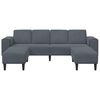 vidaXL Wohnzimmer Couch 3 pcs Dunkelgrau