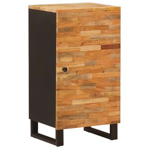 vidaXL Seitenschrank mit T&uuml;r Braun 40 x 33 x 75 cm Massivholz Mango