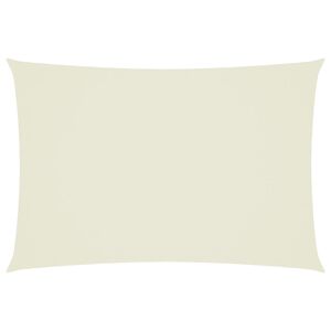 vidaXL Sonnensegel Oxford-Gewebe Rechteckig 3x5 m Creme
