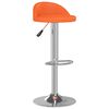 vidaXL Barhocker 2 Stk. Orange Kunstleder