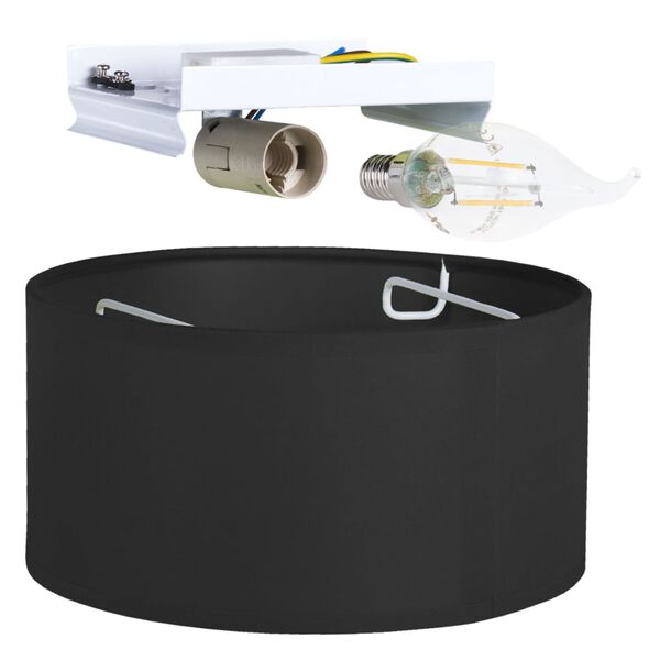 Smartwares Deckenleuchte 20x20x10 cm Schwarz