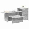 vidaXL Konsolentisch Beton Grau 91,5 x 35 x 38,5 cm Holzwerkstoff
