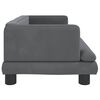 vidaXL Hundebett Dunkelgrau 80x45x30 cm Samt