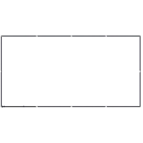 vidaXL Outdoor-Hundezwinger Stahl 7,37 m&sup2;