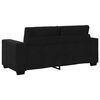 vidaXL Zweisitzer-Sofa Schwarz 180x77x82 cm Samt