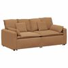 vidaXL Modulares Sofa mit Kissen Beige