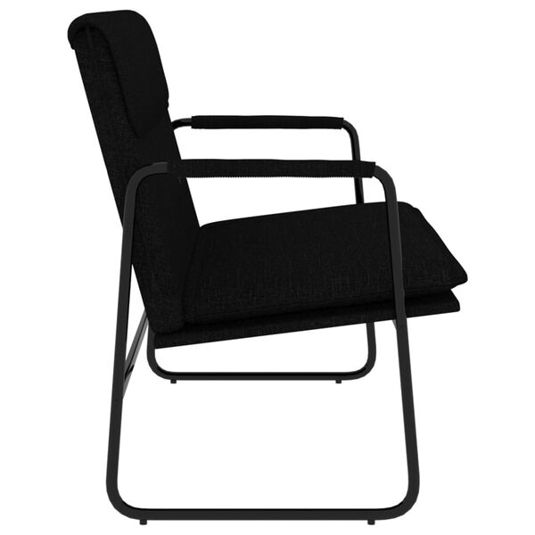 vidaXL Sitzbank Schwarz 100x64x80 cm Stoff