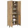 vidaXL Highboard Artisan-Eiche 69,5 x 34 x 180 cm Holzwerkstoff