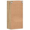 vidaXL Wandmontierter Schrank mit Regal Artisan-Eiche 55 x 29 x 100 cm