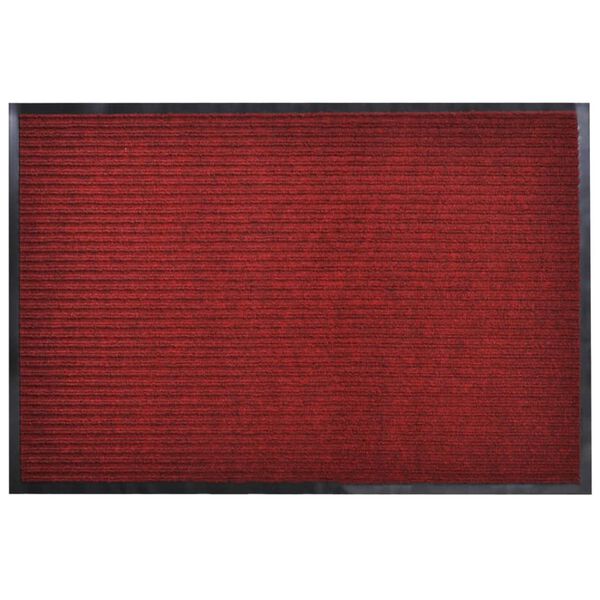 Rote PVC Türmatte 90 x 60 cm
