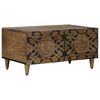 vidaXL Couchtisch Braun 80 x 50 x 40 cm Massivholz Mango